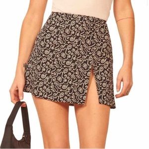 Reformation mini skirt